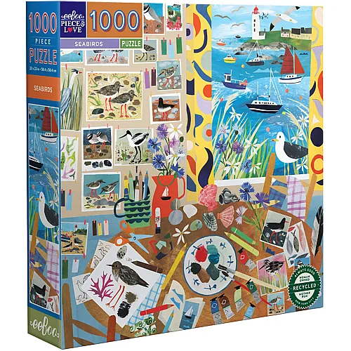 eeBoo Puzzle Seabirds (1000Teile)