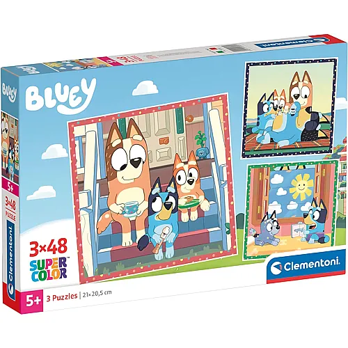 3in1 Bluey 48Teile