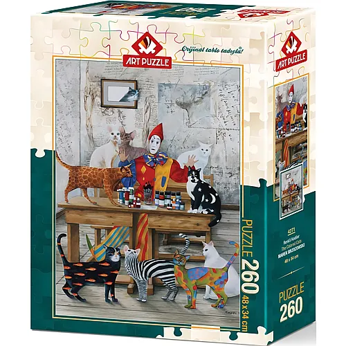 Art Puzzle The Colored Cats - 260 Teile