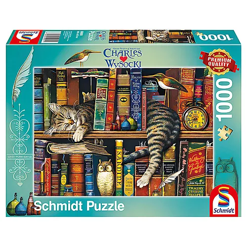 Schmidt Puzzle Charles Wysocki Frederick, der Literat (1000Teile)