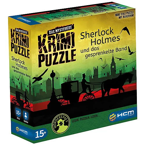 HCM Kinzel Krimi Puzzle Sherlock Holmes und das gesprenkelte Band (1000Teile)