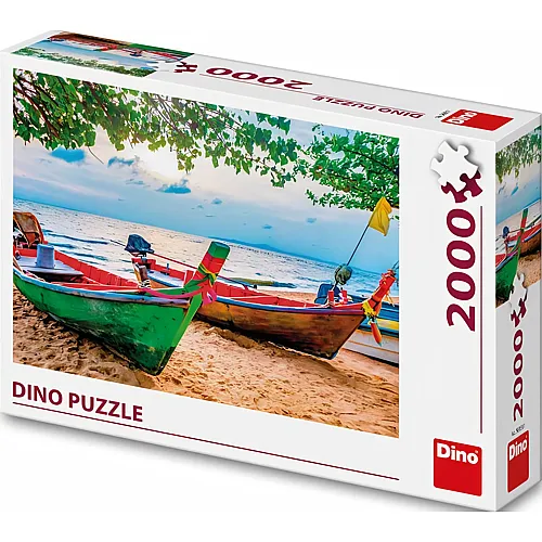 Fischerboote am Strand 2000Teile