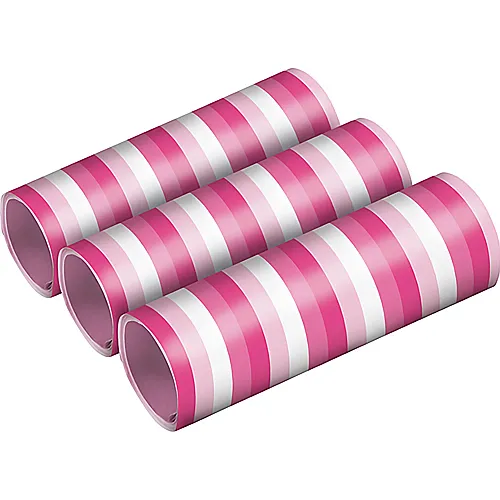 Amscan Luftschlangen Pink - 3 Teile