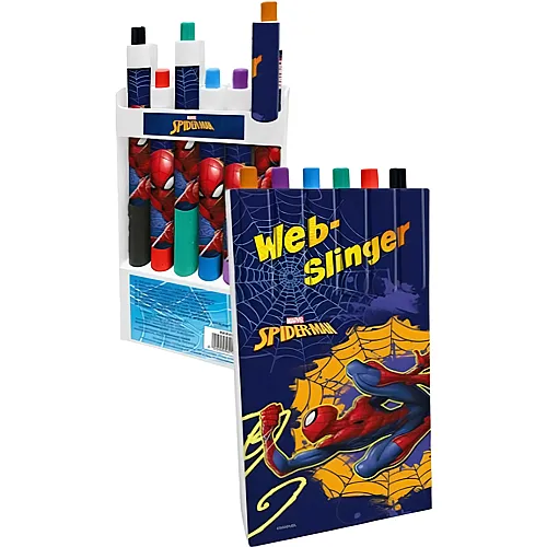 Kids Licensing Spiderman Stifte-Set - 6 Teile