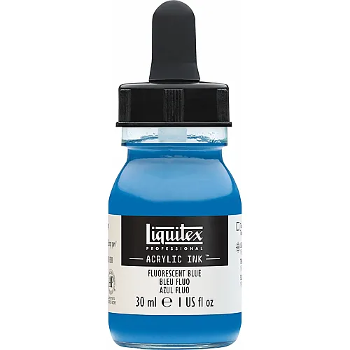 Liquitex Lqx Prof. Acrylic Ink 30ml Flasche Fluo Blau