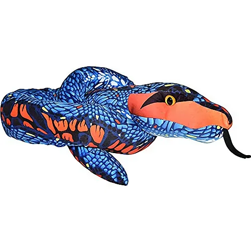 Wild Republic Snake Schlange Blau Orange (137cm)