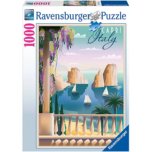 Ravensburger Puzzle Postkarte Capri (1000Teile)