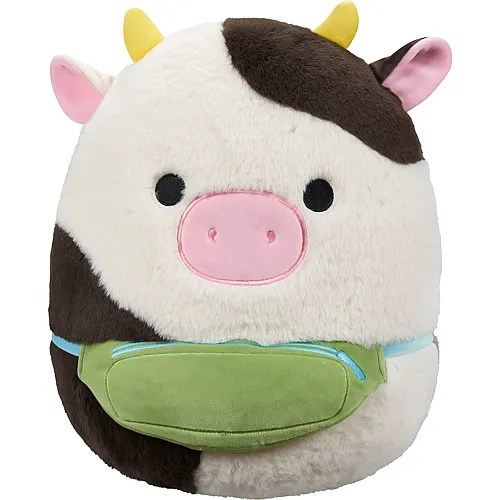Squishmallows Pl�sch Connor die Kuh mit Bauchtasche - 30 cm