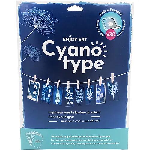 OZ International Enjoy Art 30 Feuilles Cyanotype A4
