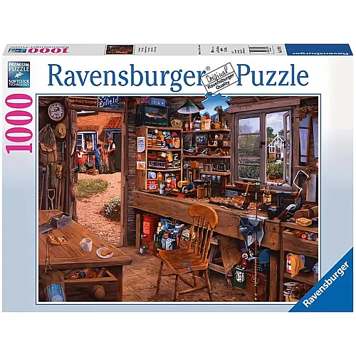 Ravensburger Puzzle Opas Schuppen (1000Teile)