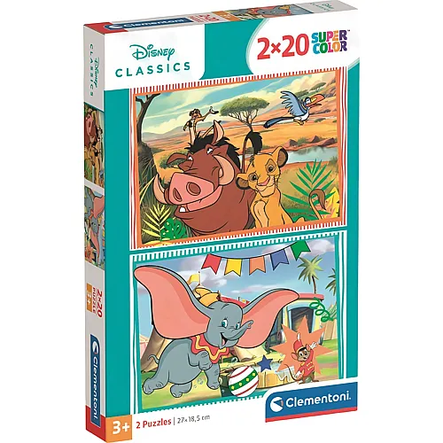 Clementoni 2 Puzzles - Disney Classic