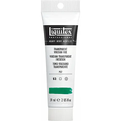 Liquitex Lqx Prof. Heavy Body Acrylfarbe 59ml Tube Viridian Transpare