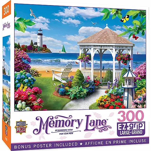Master Pieces Puzzle Memory Lane Blick auf das Meer - 300 Teile