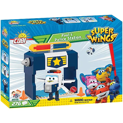 COBI Super Wings Paul's Police Station 25131
