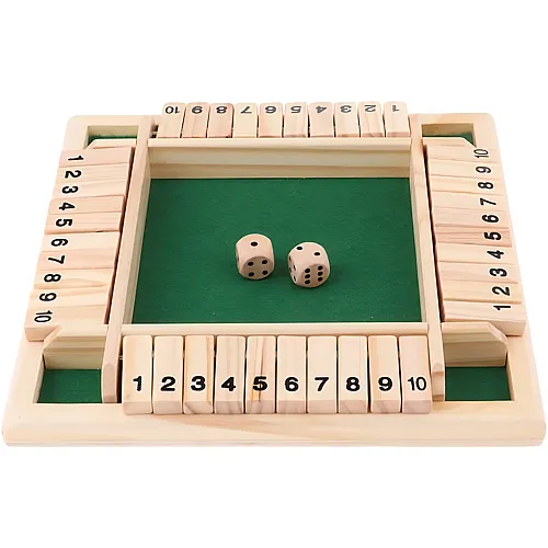 Sharplace 4-Spieler Shut The Box Spiel