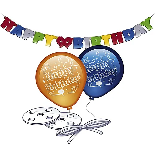 Amscan Deko-Set Happy Birthday