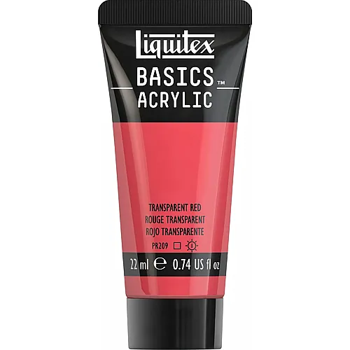 Liquitex Lqx Basics Acrylfarbe 22ml Tube Rot Transparent