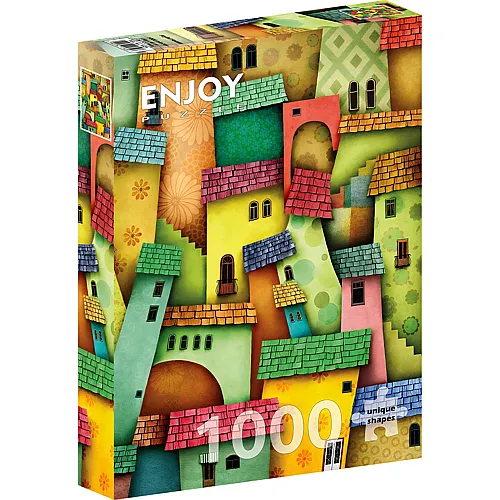 Enjoy Puzzle Joyful Houses - 1000 Teile
