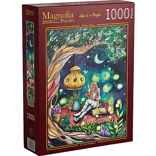 Magnolia Puzzle Boho-Vibrationen (1000Teile)