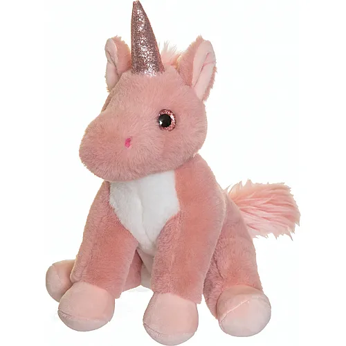 Teddykompaniet Einhorn Rosa - 25 cm