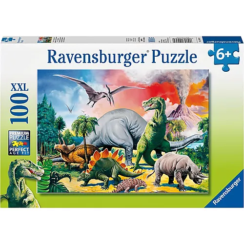 Ravensburger Puzzle Unter Dinosauriern (100XXL)