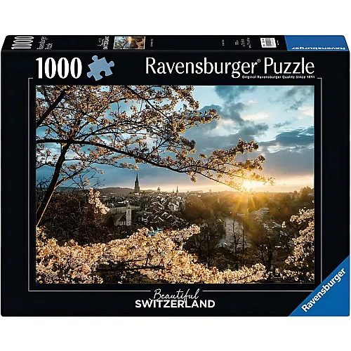 Ravensburger Puzzle Beautiful Switzerland Kirschbl�ten in Bern (1000Teile)