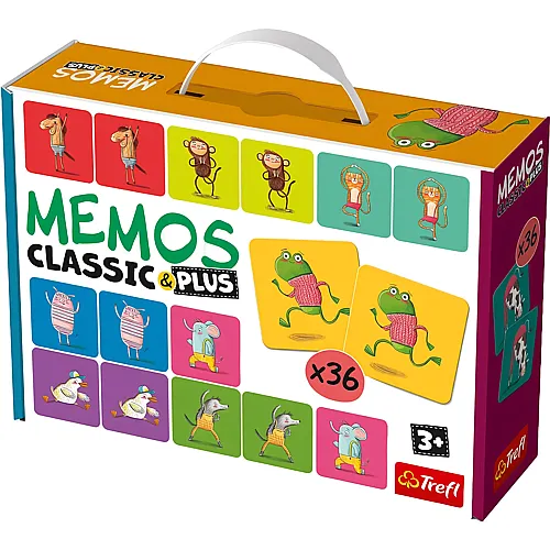 Trefl Memos classic&plus Tiere