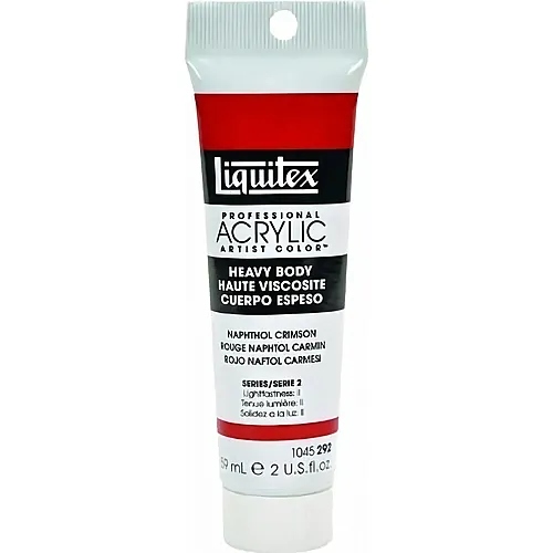 Liquitex Lqx Prof. Heavy Body Acrylfarbe 59ml Tube Naphtholrot Karmin