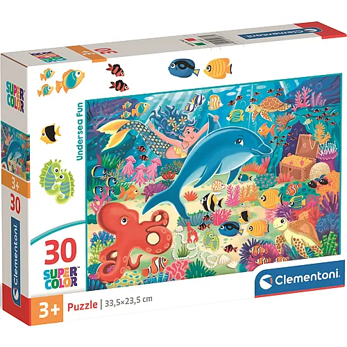 Clementoni Puzzle Unterwasserspass - 30 Teile