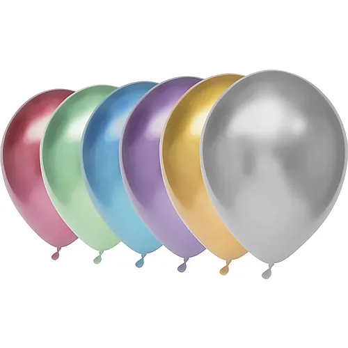 Haza Witbaard Luftballons Metallic Bunt - 6 Teile