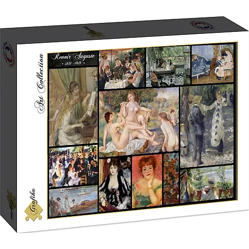 Grafika Puzzle Art Collection Auguste Renoir - Collage - 2000 Teile