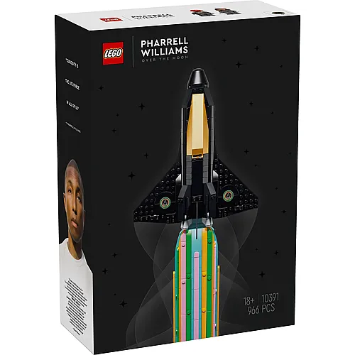 LEGO Icons �ber dem Mond mit Pharrell Williams