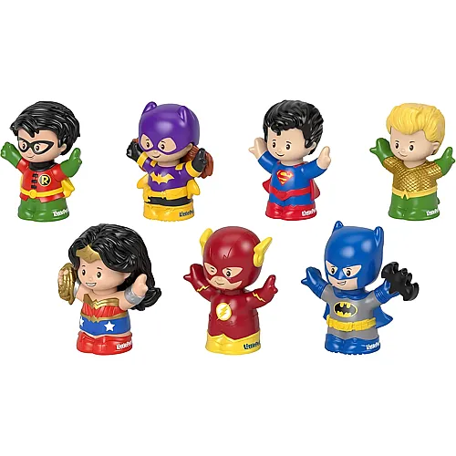 Fisher-Price Little People DC Super Friends Figur Pack - 7 Teile