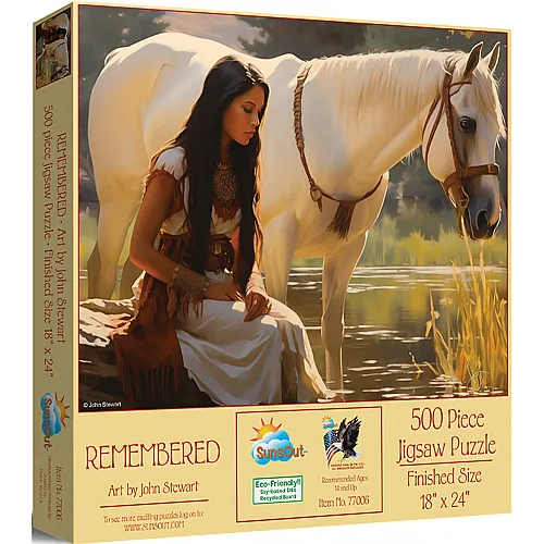 SunsOut Puzzle John Stewart Erinnert - 500 Teile