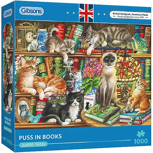 Puss In Books 1000Teile