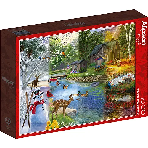 Alipson Puzzle Wandel der Jahreszeiten - 1000 Teile