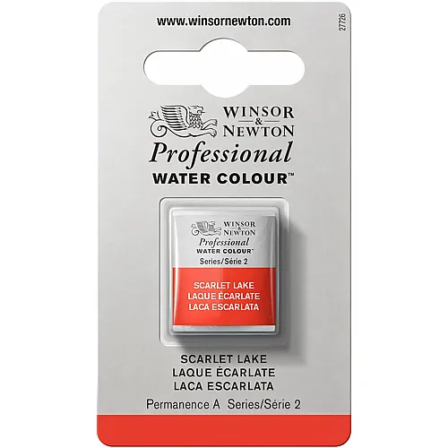 Winsor & Newton Professional Water Colour Aquarellfarbe Scharlachlack - 1/2 Napf