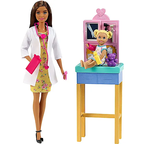 Barbie Karrieren Kinderrztin und Spielset Brnett