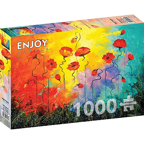 Enjoy Puzzle Magic Poppies - 1000 Teile