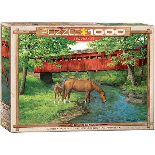 Eurographics Puzzle Sweet Water Bridge (1000Teile)