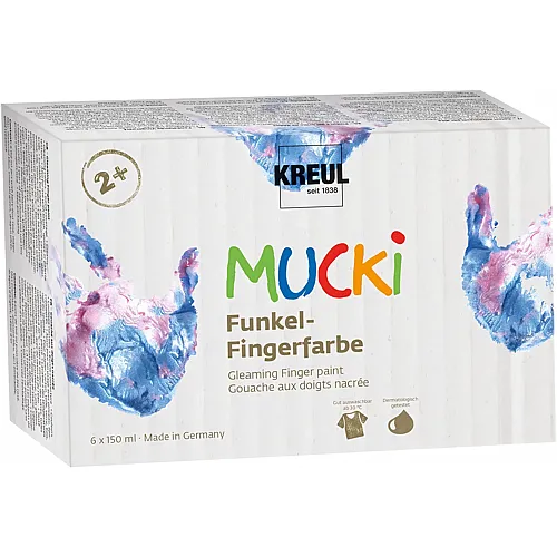 Kreul Mucki Fingerfarbe Set Funkel
