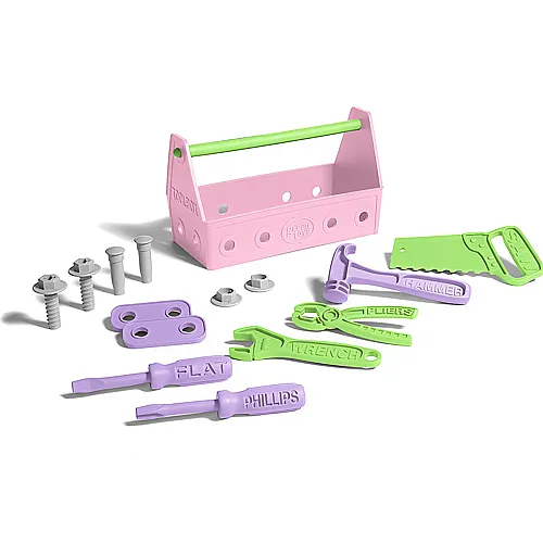 GreenToys Werkzeugkasten Pink