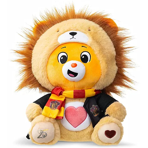 Basic Fun Care Bears x Harry Potter Gryffindor Tenderheart Bear 30cm Hoodie-Pl�sch � Premium-Hogwarts-Haus-Sammlerst�ck, Alter 4+