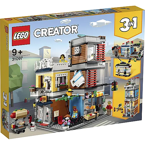LEGO Creator Stadthaus mit Zoohandlung & Caf (31097)