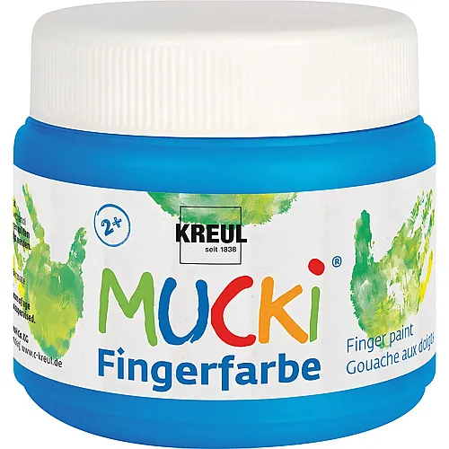 Kreul Mucki Fingerfarbe Blau - 150 ml