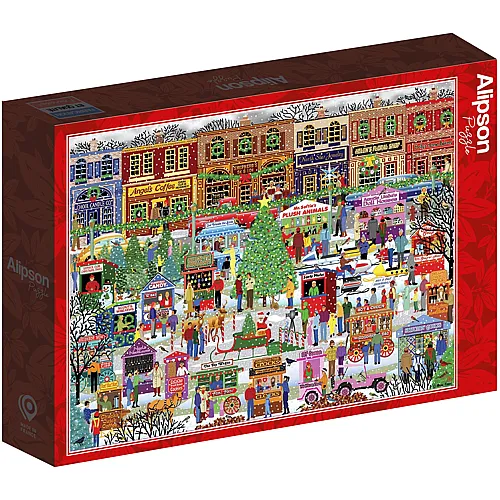 Alipson Puzzle Kris Kringle Markt (1000Teile)