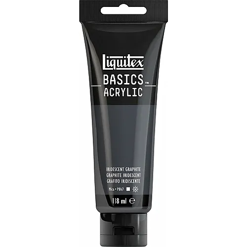 Liquitex Lqx Basics Acrylfarbe 118ml Tube Irisierendes Graphit