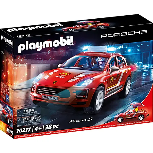 PLAYMOBIL City Action Porsche Macan S Feuerwehr 70277