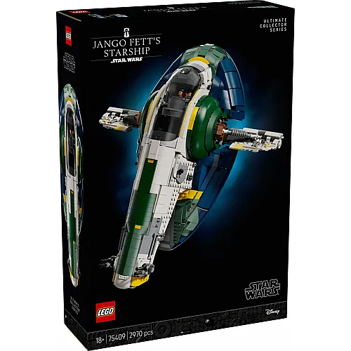 LEGO Star Wars Jango Fetts Sternenschiff der Firespray-Klasse 75409