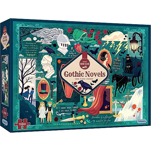 Gibsons Puzzle Book Club - Gothic Novels (1000Teile)